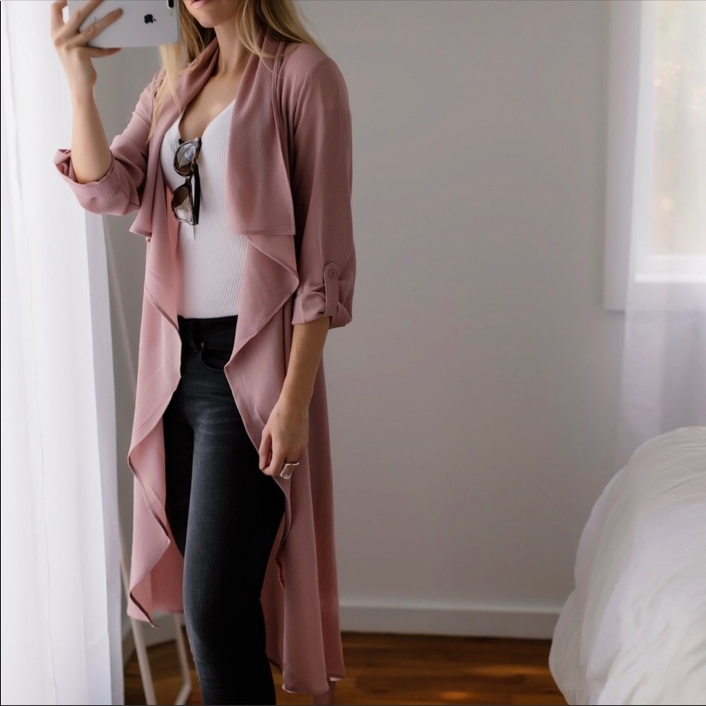 Tan cardigan duster - Picture 3 of 6